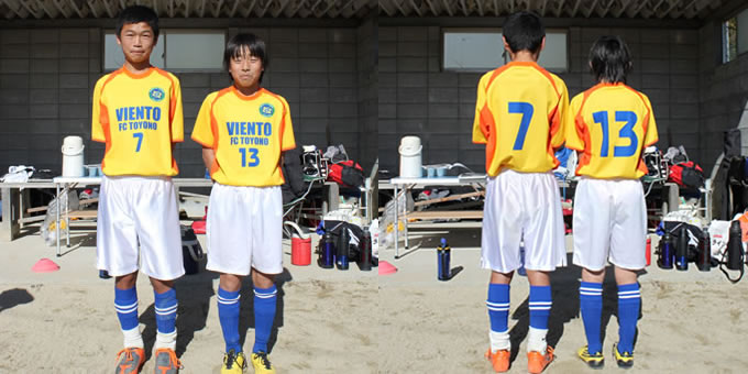 #7 トモキ選手/ #15 カイト選手