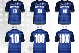 番号フォントに関して