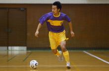 高槻松原FCの沼田選手がフットサルクリニック。