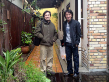 大塚選手とオスカル草葉