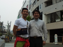 吉田輝がロンヨンジャパン原宿オフィスを訪問